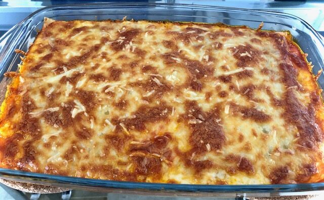 Lasaña sin bechamel