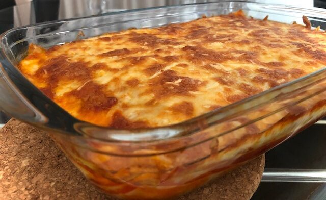 Lasaña sin bechamel