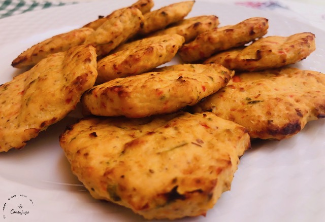 Hamburguesas de pollo y calabaza