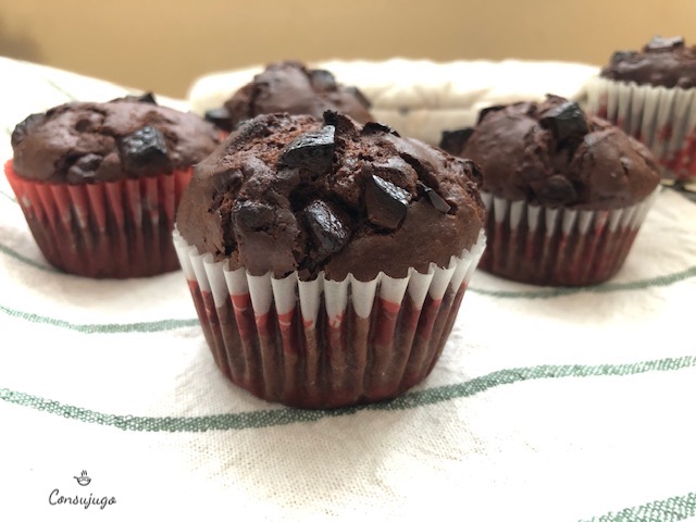 Muffins de chocolate