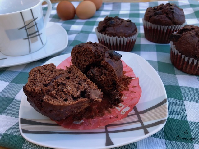 Muffins de chocolate