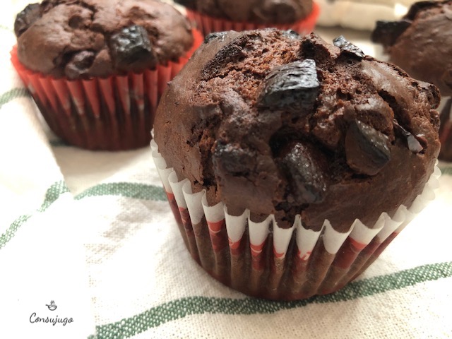 Muffins de chocolate
