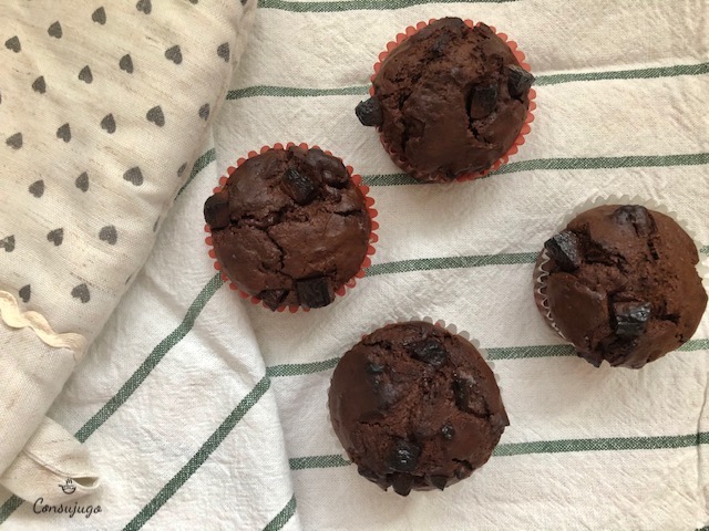 Muffins de chocolate