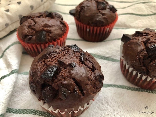 Muffins de chocolate
