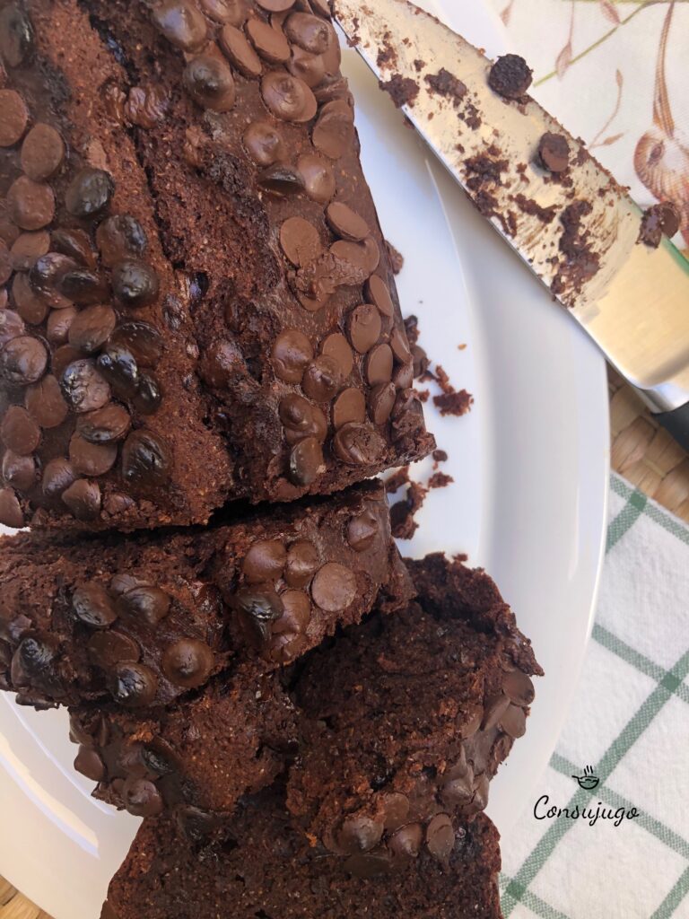 Banana bread extra chocolate