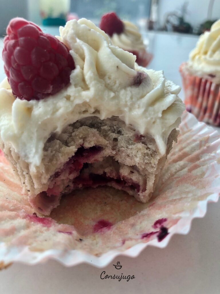 cupcakes de frutos rojos